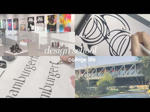 design school vlog 06 | Last semester of college