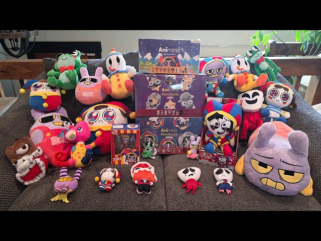 HUGE New Amazing Digital Circus Plush & Toys Unboxing Video