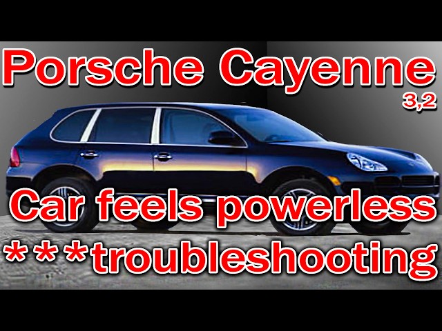 DIY / How To: 2003 Porsche Cayenne 3.2 - 955 - Car feels powerless - read out obd2 codes - Bildilla