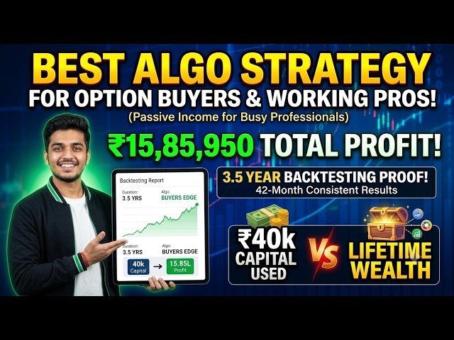 Algo Trading Strategy - Nifty Intraday | Option Buying Algo | Best Algo For Working Peoples