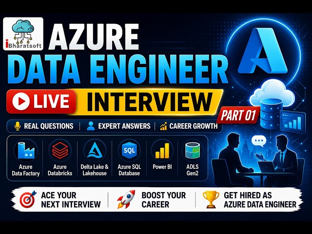 Azure Data Engineer Interview Part 01 | 20+ Real-Time Questions & Expert Answers #interview