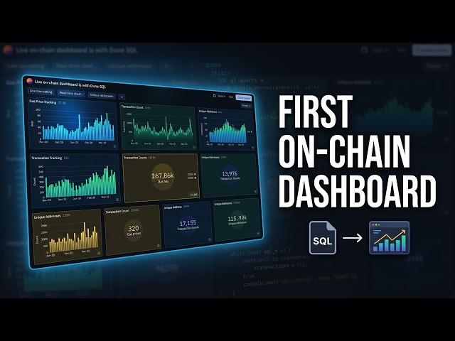 Build Your First On-Chain Dashboard (Dune SQL) — Beginner Tutorial