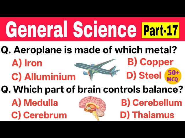 50+ General Science multiple choice question answer || Competitive exams || Let's Know Everything