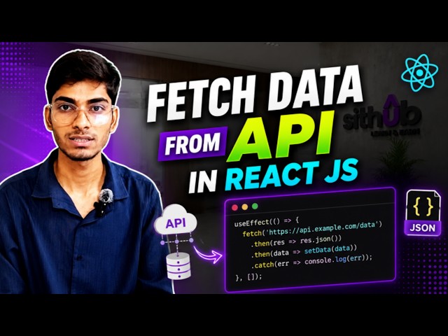 ReactJS Tutorial - How To Get Data From API Using Fetch API | ReactJS Tutorial in Hindi #coding