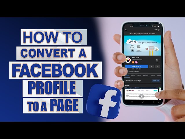 How to convert Facebook profile to page 2022 | Facebook Account to Page