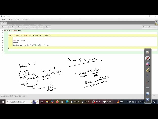 Java for ICSE Students | Class 8 | 9 | 10 l Add Two Number 