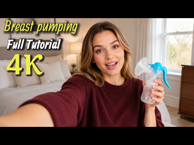 [4K] 🩷Why Your Manual Breast Pump Isn't Working Well3 Tiny Mistakes That Reduce Milk Output#newborn 