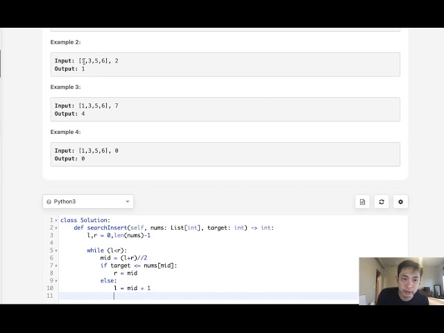 Leetcode - Search Insert Position (Python)