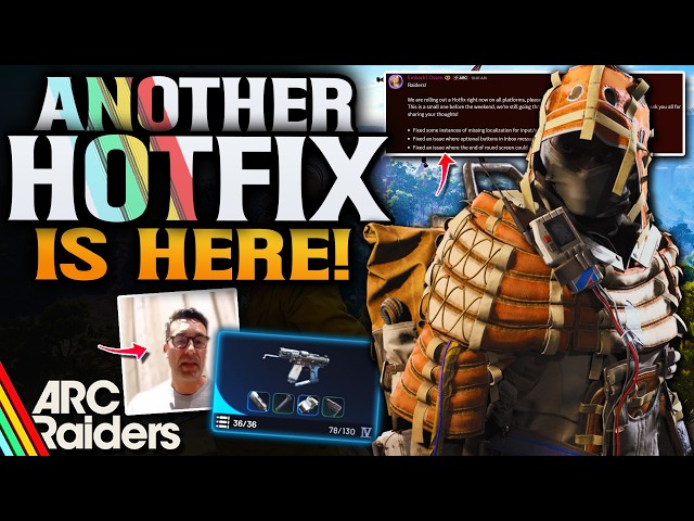 ARC Raiders New Hotfix! New Roadmap & Dev Answers!
