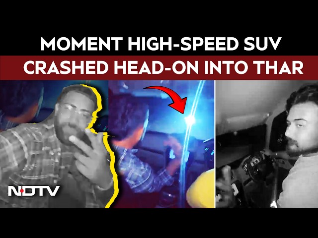 On Cam: Former Sarpanch's Only Son Killed in Horrific SUV Crash