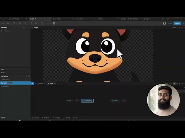 Rive Interactive Character Showcase | AI Mascots, Viseme (Lip Sync) UI Animation { Mascot Engine }