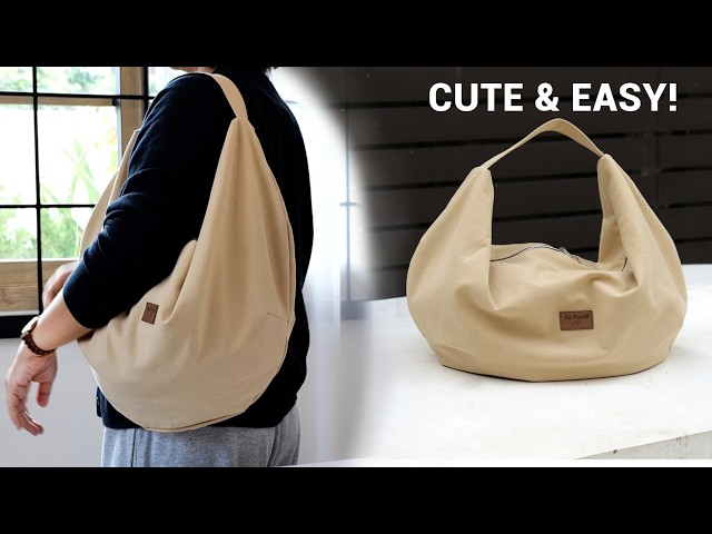 Make This Beautiful Slouchy Hobo Bag | Easy Sewing Tutorial
