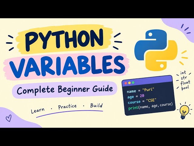 PYTHON VARIABLE COMPLETE INTRODUCTION 😍😍