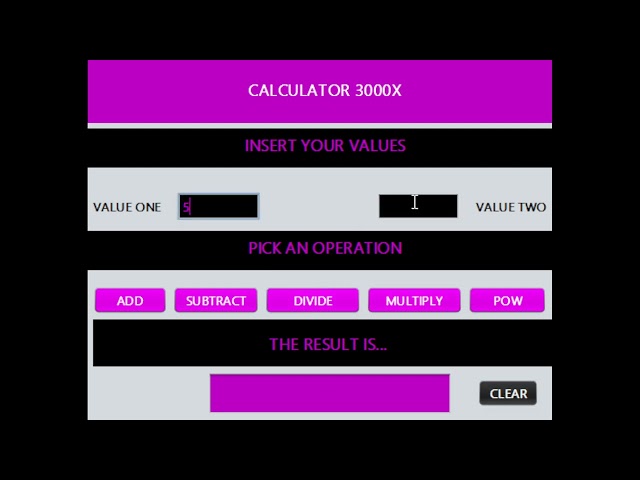 CALCULATOR 3000X - Java Swing GUI
