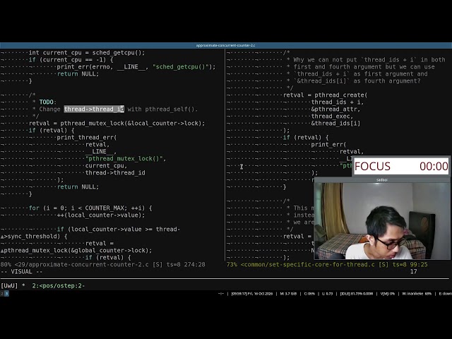 Live study: read along book "Operating Systems: Three Easy Pieces" (Part 216)