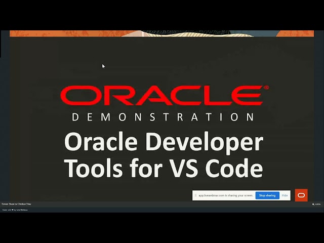 SQL and PL/SQL Development with Visual Studio (Code) and Oracle Database by Christian Shay