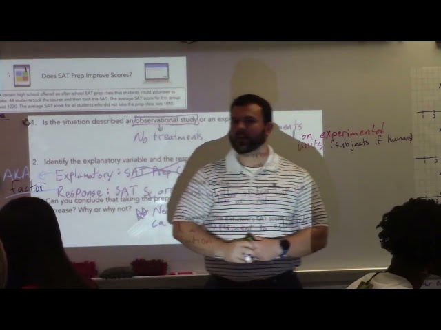Aug 19 AP Stats Unit 1 Collecting Data Foundations of Experiments