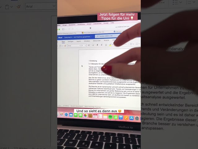 So erstellst du automatisch ein Inhaltsverzeichnis für die Bachelor- oder Masterarbeit in Word 😉