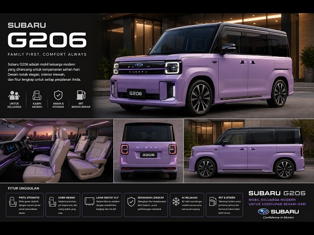 Why Everyone is Obsessed with the New Subaru G206! 💜🚗