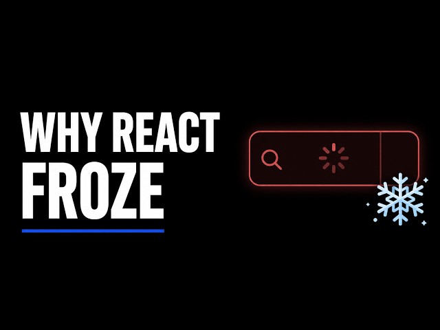 React Fiber Explained | Why Your UI Freezes and How React Fixed It