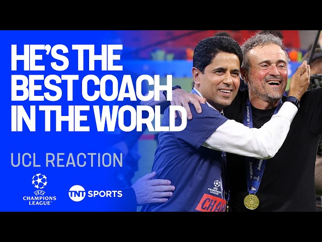 PSG president Nasser Al-Khelaifi praises Luis Enrique after guiding PSG to another UCL title 🏆