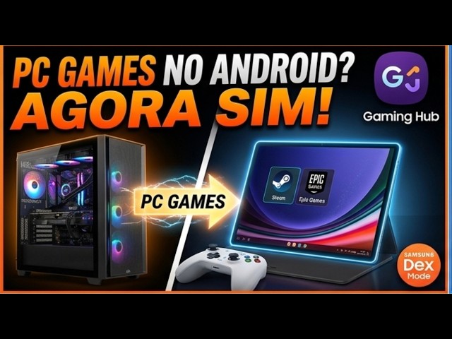 Gaming Hub in Dex Mode: PC Games on Android? WE TESTED IT!!