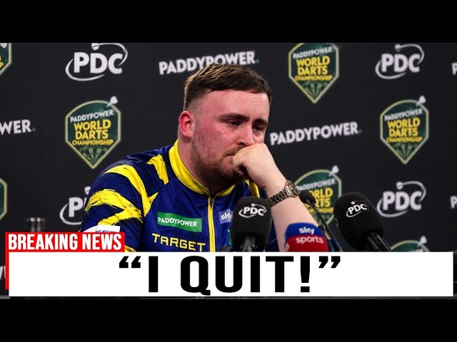 Luke Littler QUIT Two Tournaments After Being Booed In Amsterdam! 