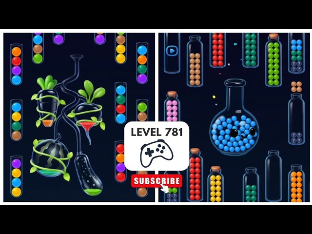 Ball Sort by Puzzler studio 781/790 - Color Sort game 🎮