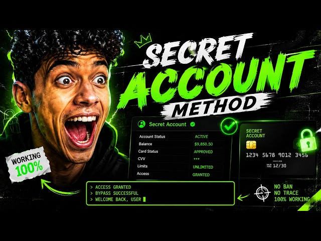 SECR3T ACCOUNT CC M3THOD | #CRACKEDBYDANIEL