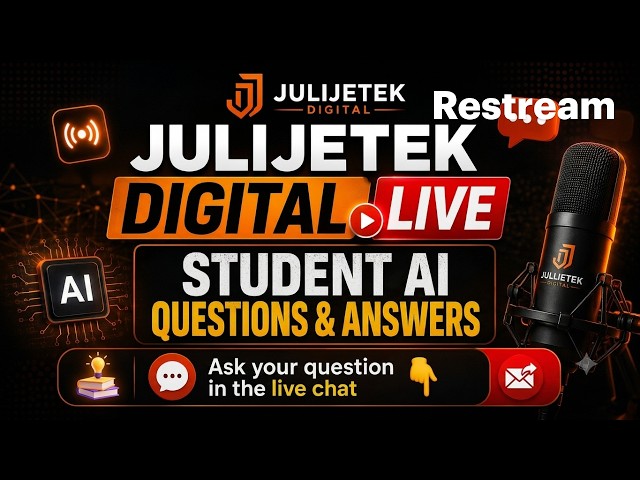 LIVE: AI & Video Editing Student Questions and Answers | Julijetek Digital