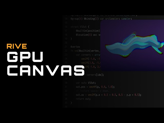 How to use GPU Canvas in Rive