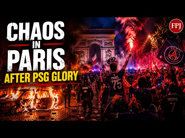 Paris Burns After PSG’s Champions League Win | Celebrations Turn Violent Across France