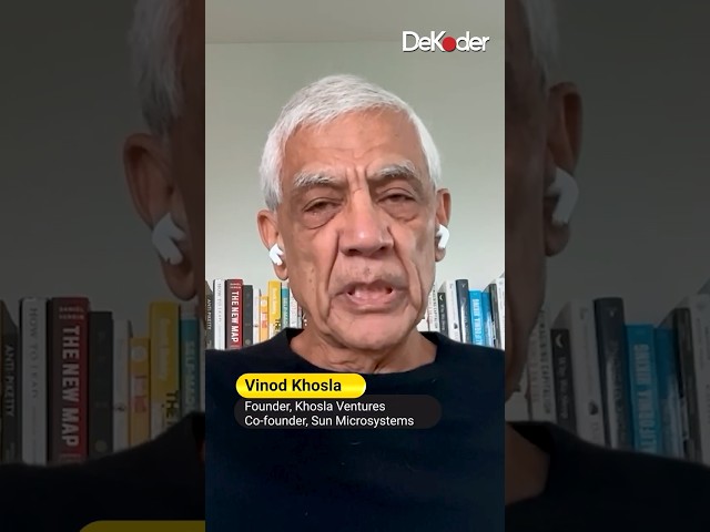 BPO to AI: India's Big Shift vs China | Vinod Khosla x Prannoy Roy | DeKoder