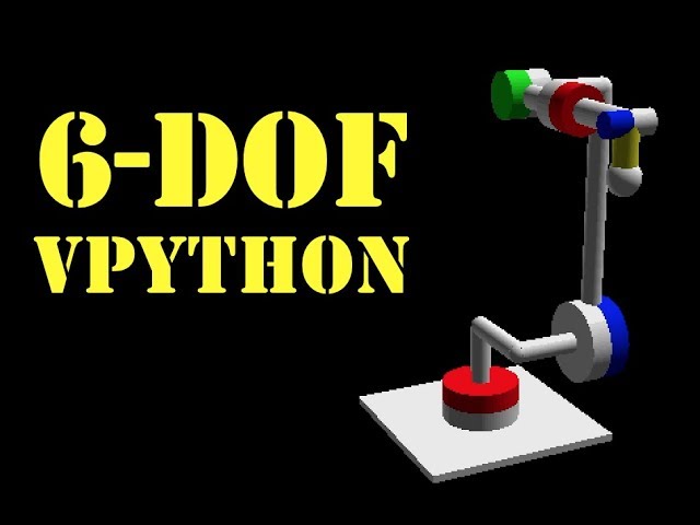 VPython 6 Degree-of-Freedom Simulation