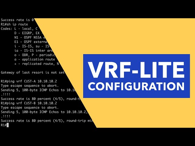 VRF-lite Configuration