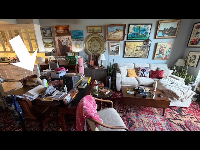 controlling clutter BUT keeping her maximalist style 🙌