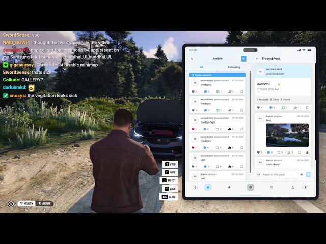 Nopixel Owner Shows New Nopixel V UI and New Twitch Features for GTA RP Week