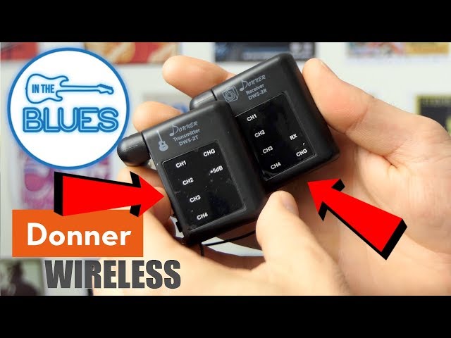 The New Donner DWS-2 Wireless Guitar System Pack