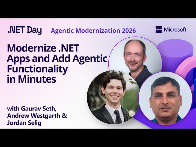 Modernize .NET Apps and Add Agentic Functionality in Minutes