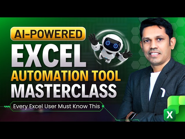 AI-POWERED Excel Automation Tool Masterclass | Build Formulas & Automate Tasks like pro