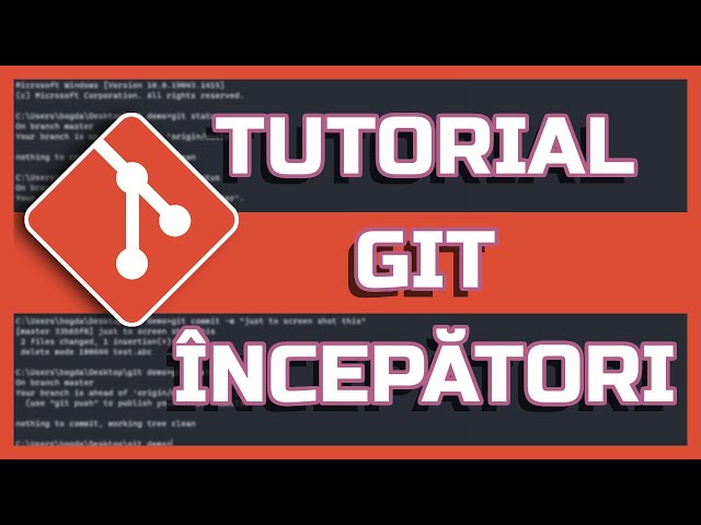 Tutorial GIT pentru începători