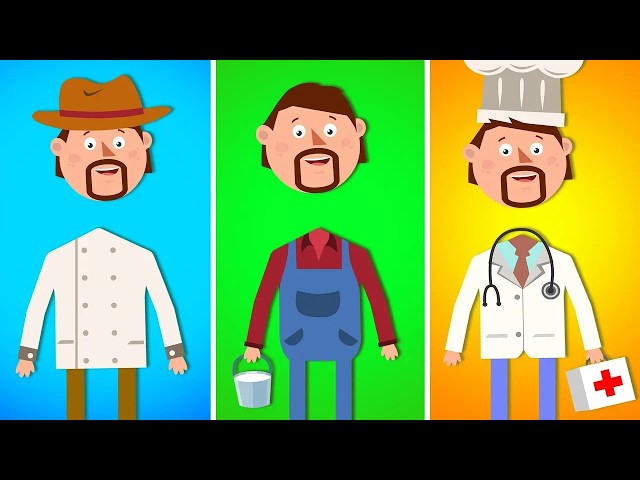 WRONG HEADS PUZZLE GAME FOR KIDS | Learning Cartoons for Kids | Captain Discovery