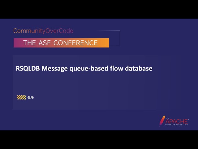 RSQLDB Message Queue-Based Flow Database
