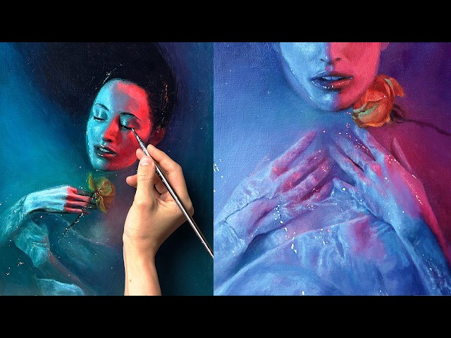 How I paint extreme lighting with oils | Oil Painting Demonstration