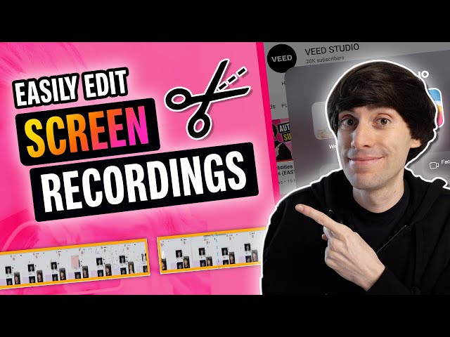 How to Edit Screen Recording Online - EASILY Split, Trim and Add Subtitles!