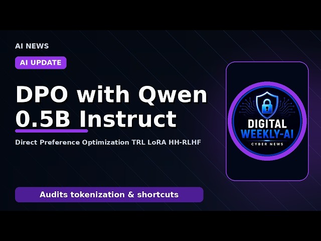 Fine‑Tuning Preferences: DPO on HH‑RLHF with TRL & LoRA