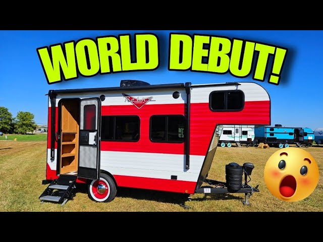 THIS IS SO FREAKING COOL!  First Cab-Over RV I've seen in DECADES!  Retro by Riverside RV