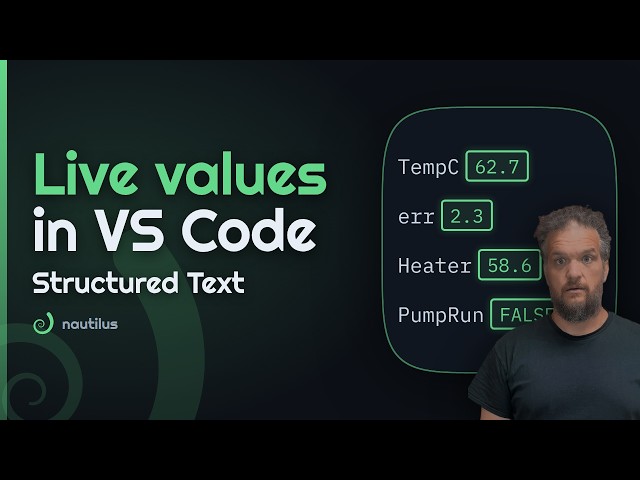 Structured Text in VS Code, with Live PLC Values: The Nautilus ST Editor