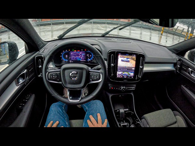 NEW Volvo XC40 2025 (2.0 B3 163 hp) | POV Test Drive #2260 Joe Black
