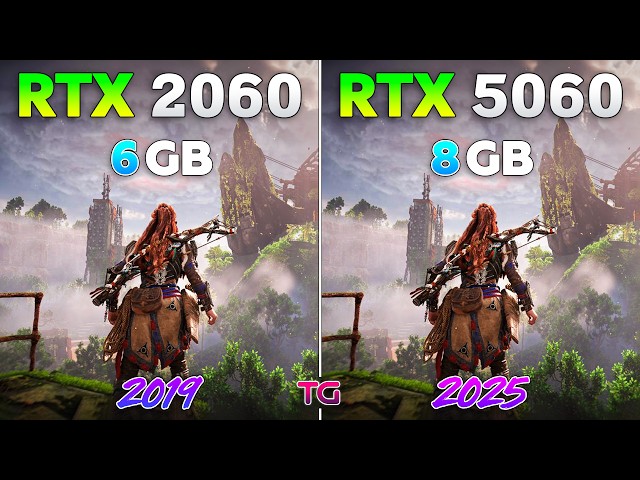 RTX 2060 vs RTX 5060 - 6 Years Difference